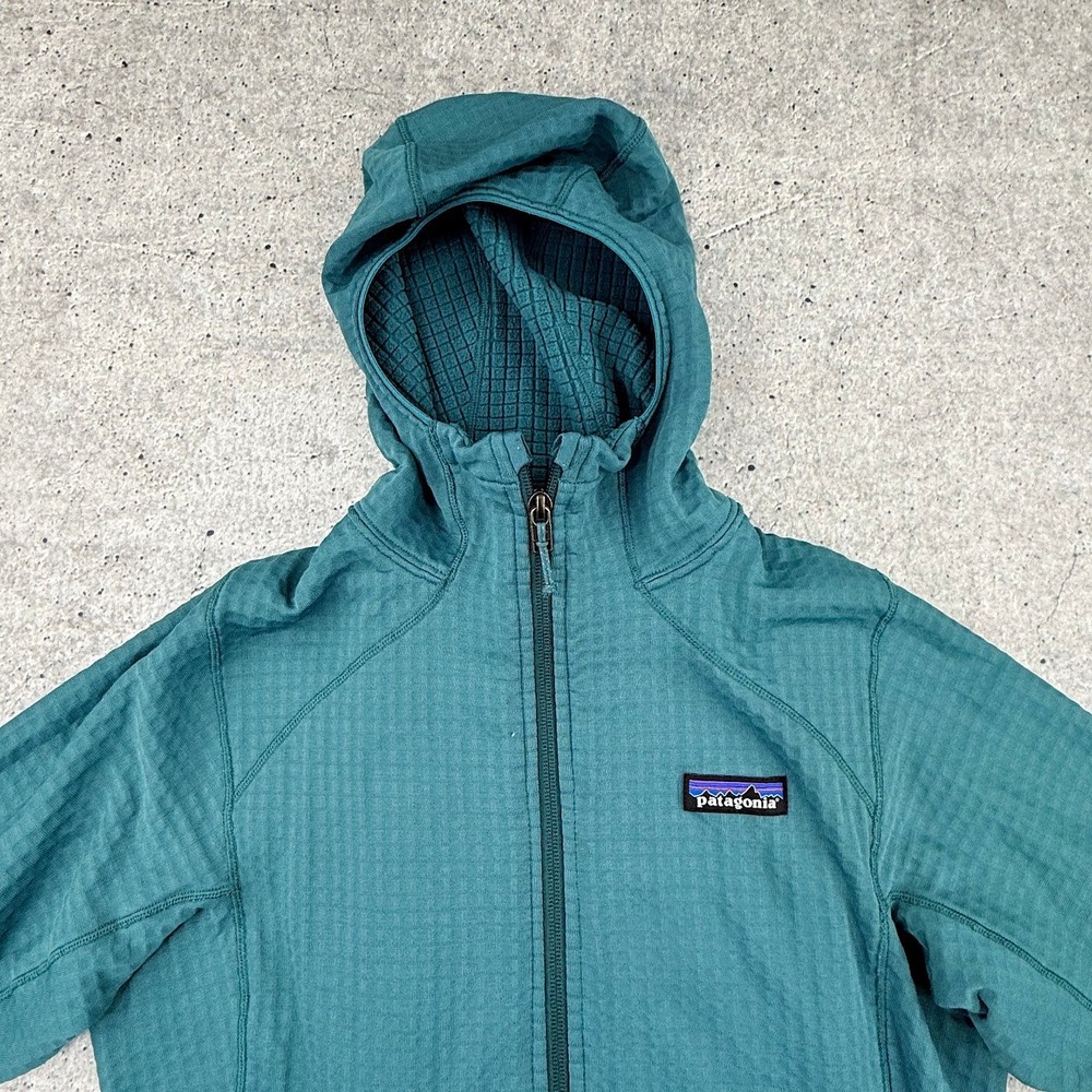 Patagonia Women's Regulator R1 Full-Zip Hoody Jacket Medium Tasmanian Teal - Picture 12 of 12